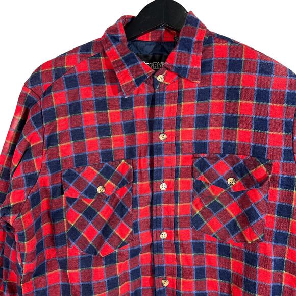 Timber Ridge Flannel plaid Long Sleeve Button Down - Picture 2 of 8